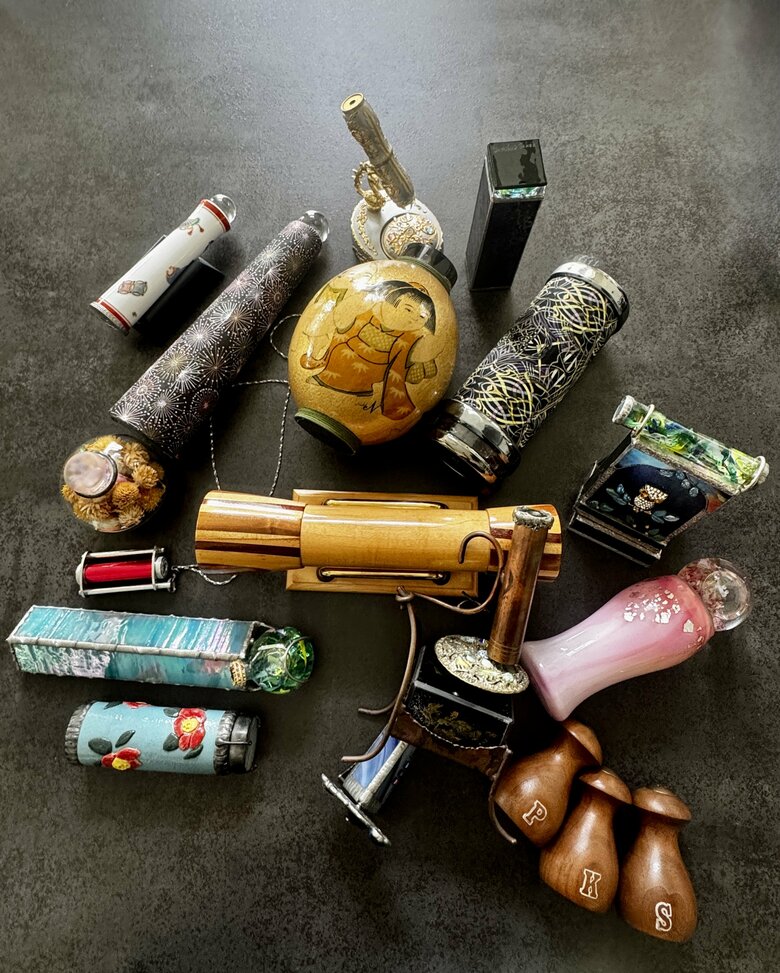 誕生日には毎年タカさんから万華鏡をプレゼントされる