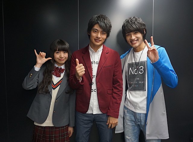 終始笑顔の湊3兄妹。左から其原有沙さん、平田雄也さん、小池亮介さん