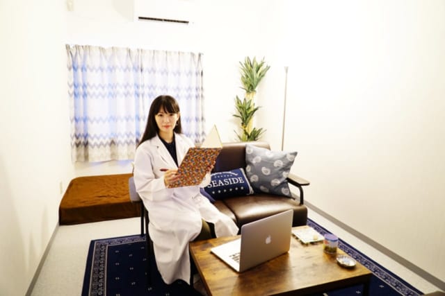 カウンセリングルームでのりりーさん