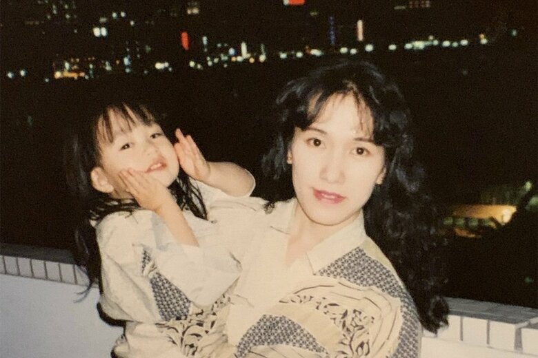 大好きなお母さま（美人！）とのショット