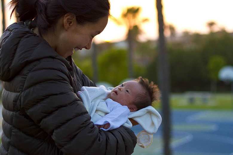 生後21日目を迎えたニコくん（写真提供／龍円さん）