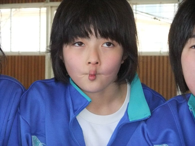 中学生時代はこんなおふざけ写真も