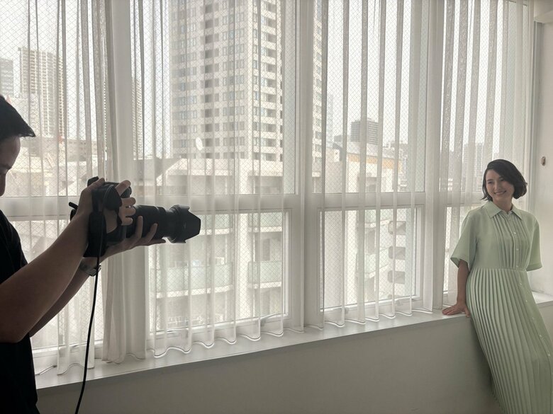 4人目を産んで半年。柔らかい表情が素敵