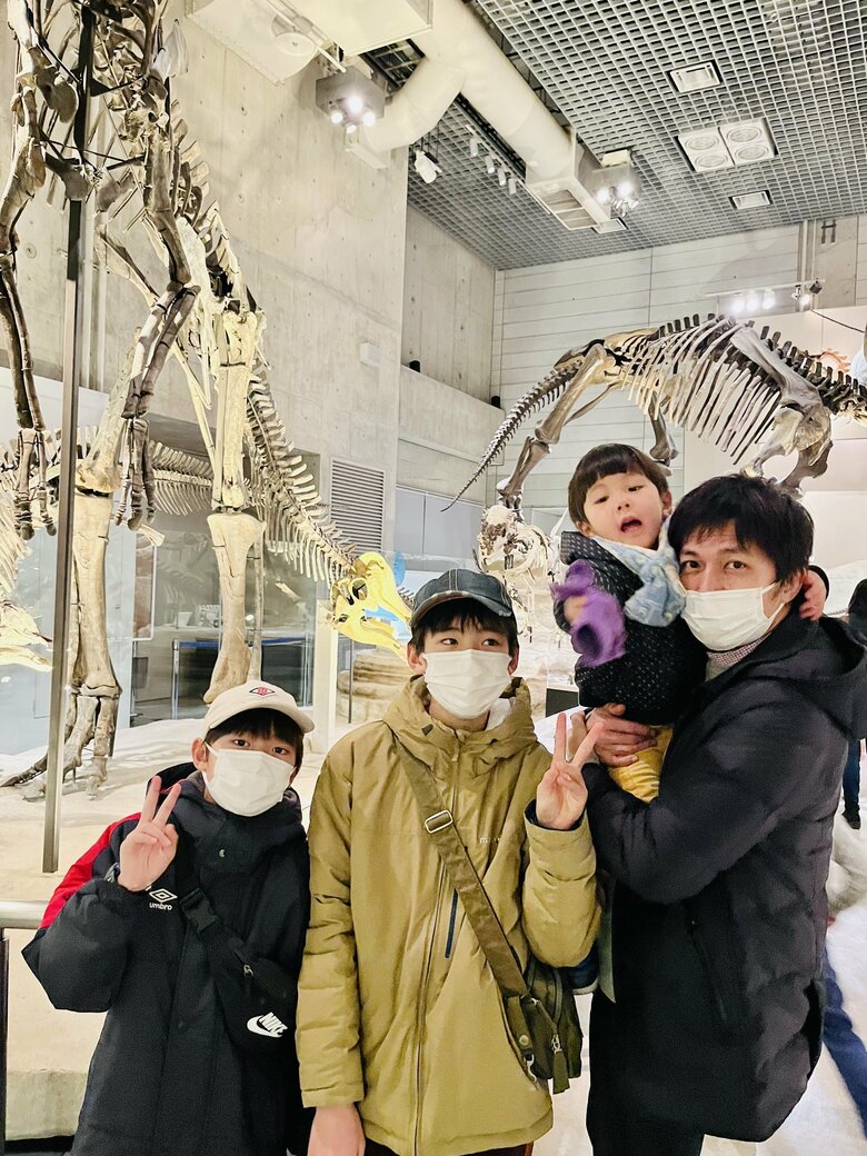 2022年、親子で国立科学博物館に行ったときの1枚
