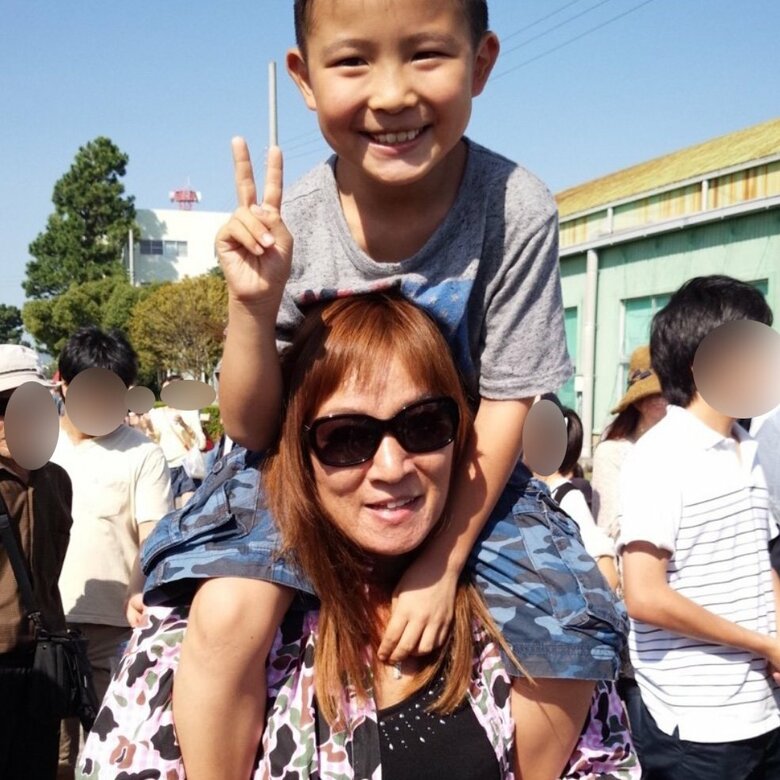 航空ショーを見に行ったとき