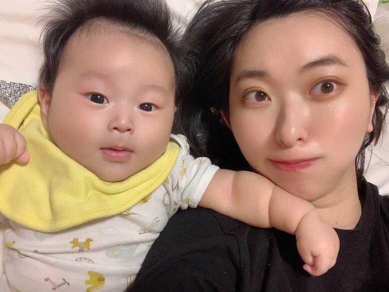 赤ちゃん時代の長男・湊くん