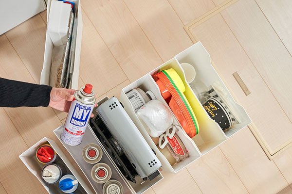 ▲Ａ４ファイルケース（オールホワイト）370円（税抜）