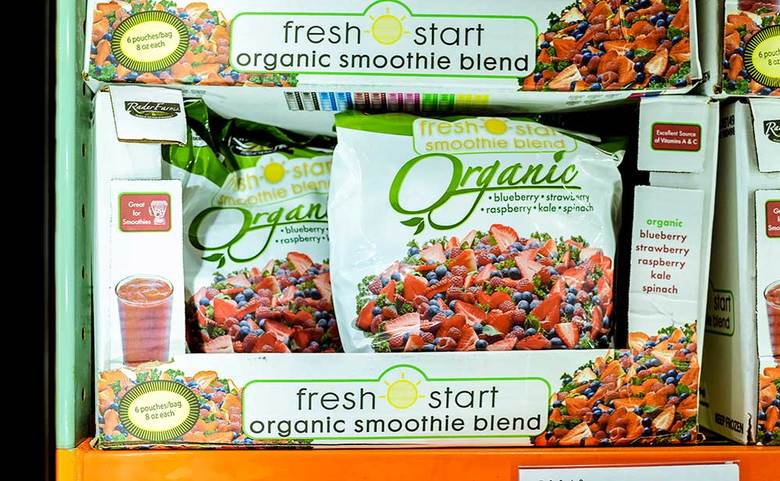 4:RADER FARMS オーガニック フレッシュスタート スムージーブレンド 1361g（6袋入り） 1698円（税込）