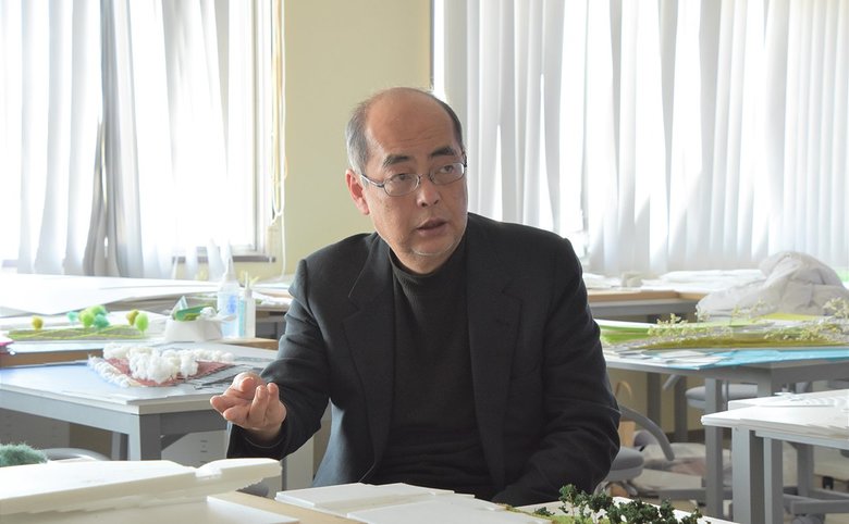 インタビューに応じてくれた奈良女子大学工学部長・藤田さん