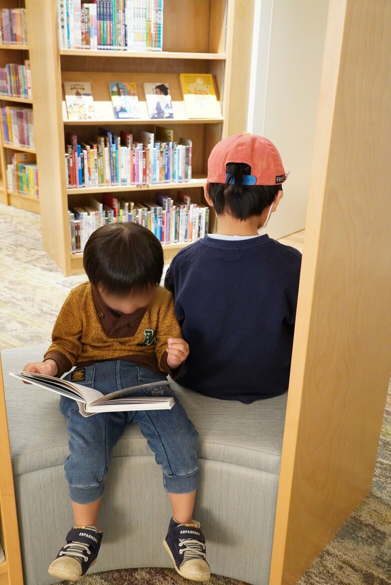 兄弟そろって読書好き