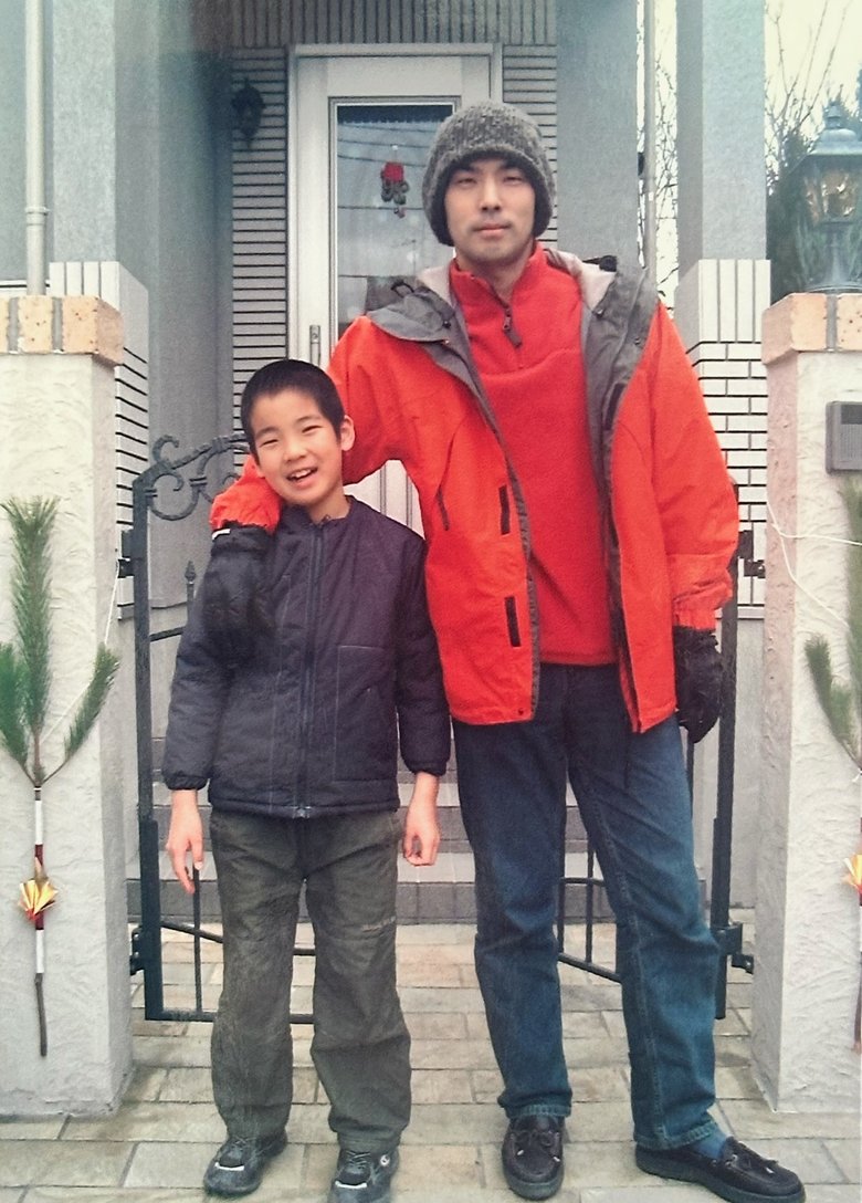 歌手デビュー当時、長男と木山さん