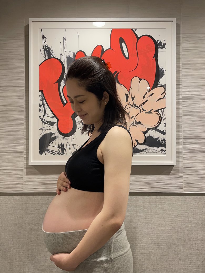 妊娠中の木綿子さん