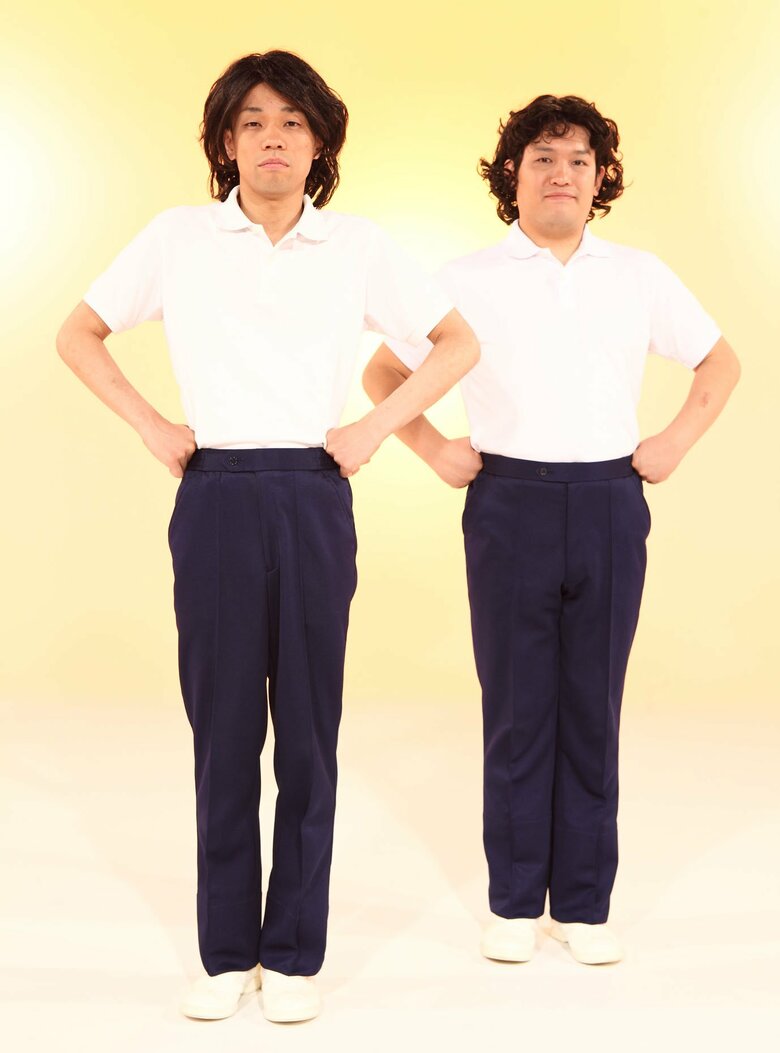 2014年に大ヒットしたあたりまえ体操（左側が多田さん）