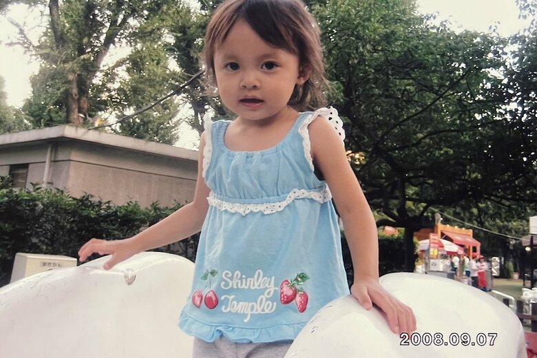 2歳。実年齢より幼く見られることが多かった