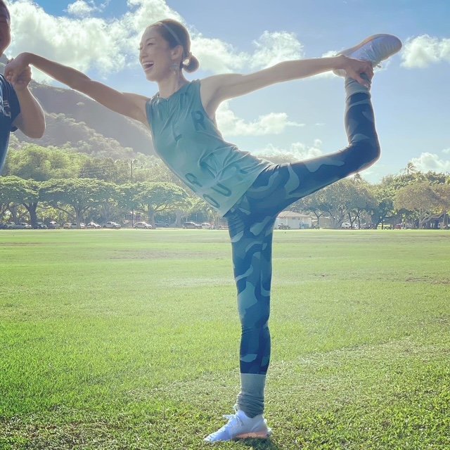 リハビリで始めたヨガに心と体を救われたという
