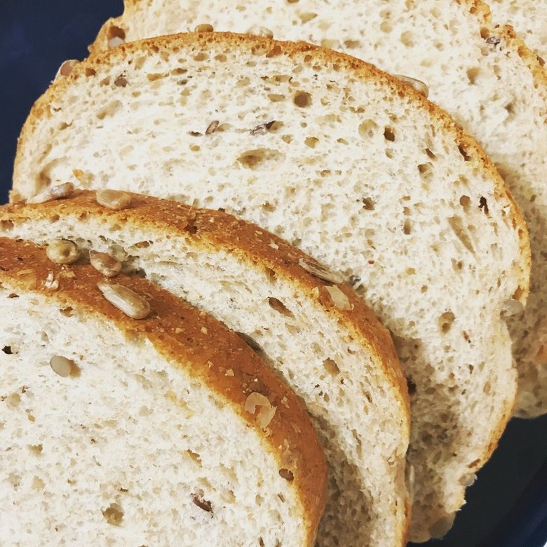 コストコで販売しているオーガニックマルチグレインの断面