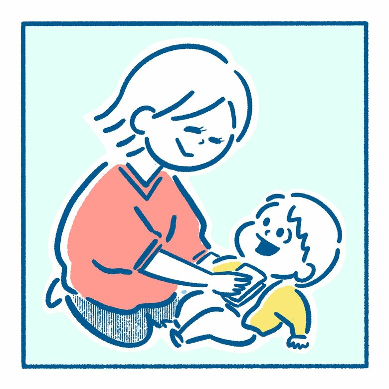 ④ ぬった後は布を当てるとベタつきが気になりません