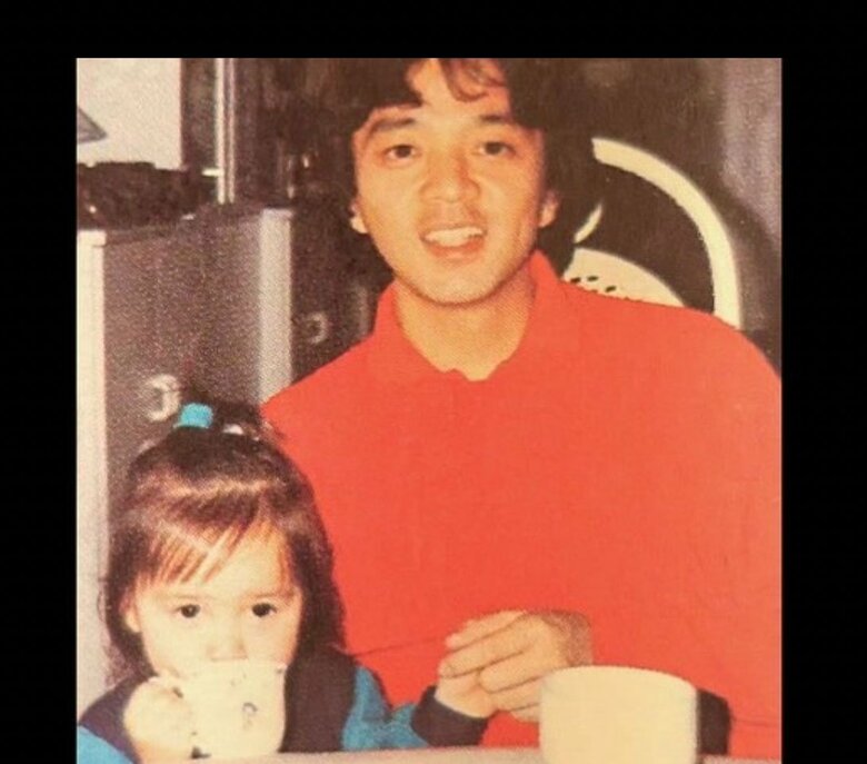 幼少期　お父様と