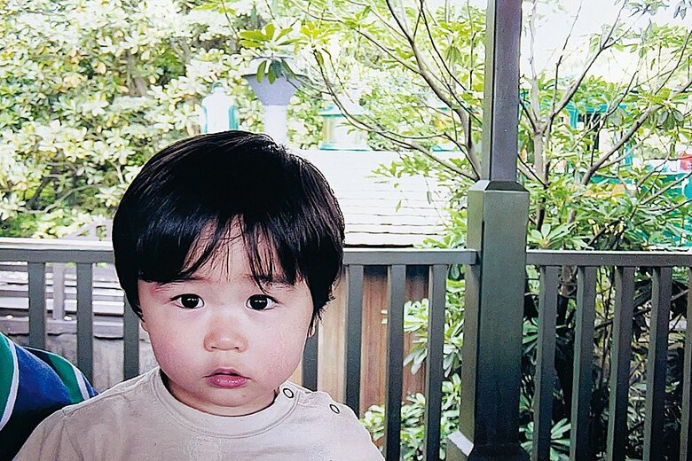 幼少期の鈴木福さん（『笑う門には福来る 20年間の笑顔と感謝』より）