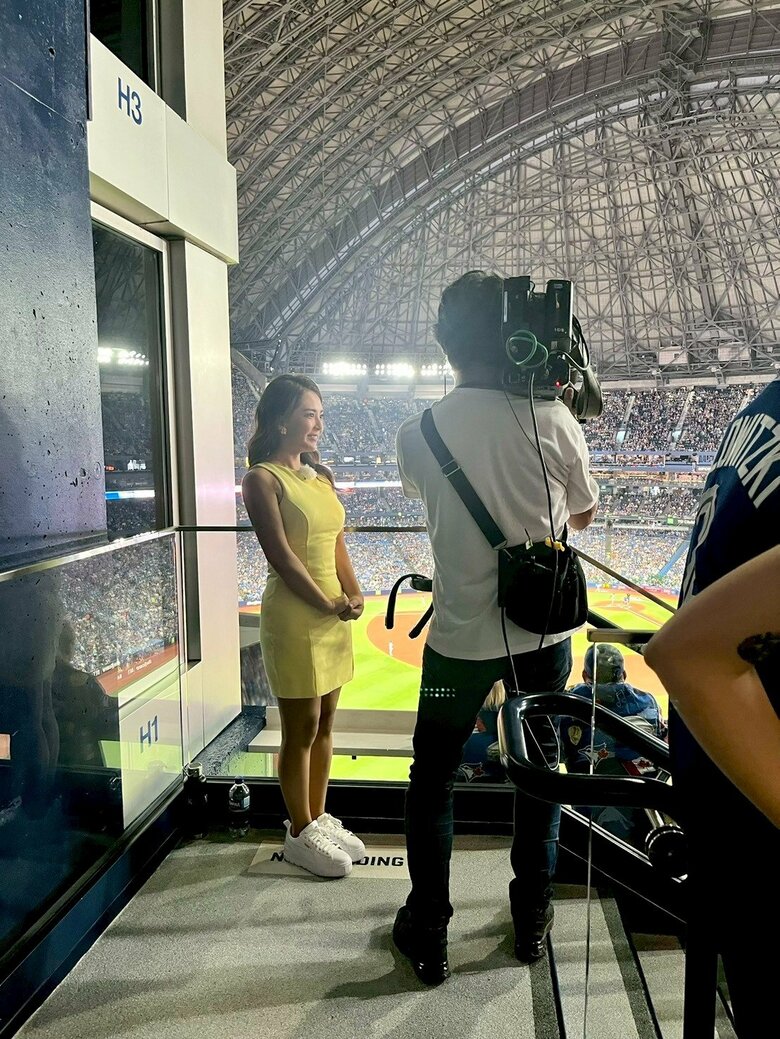 スポーツ番組のメインキャスターとして活躍した菊池瑠美さん