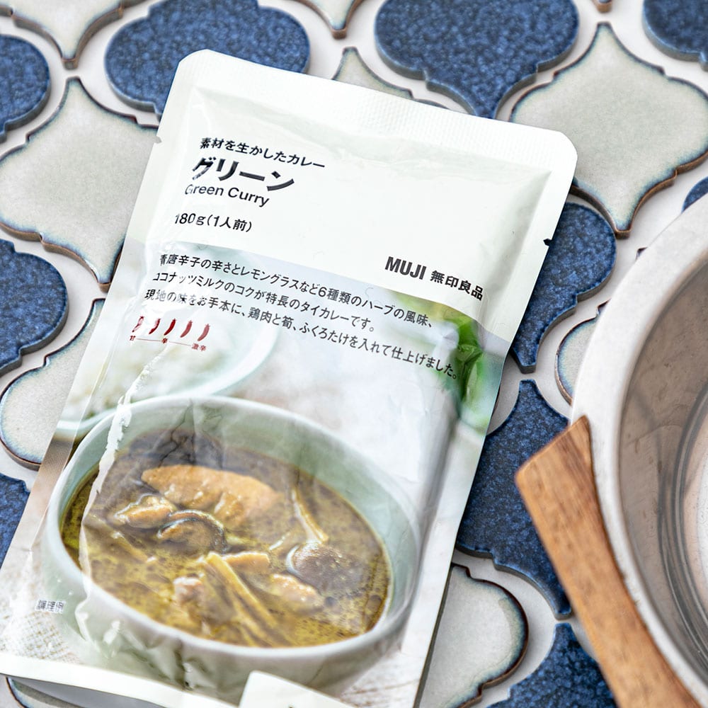 無印良品のレトルトカレー(グリーン)