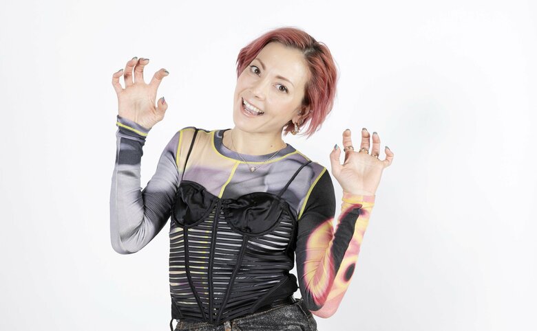 キティはファッションも自分と似ている！という土屋さん