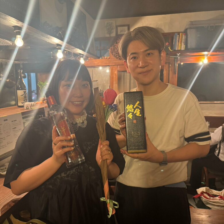 新婚ほやほやの山井さんと中込さん