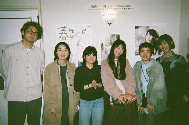 映画上映後のトークショーに参加した福田さん（右から3番目）