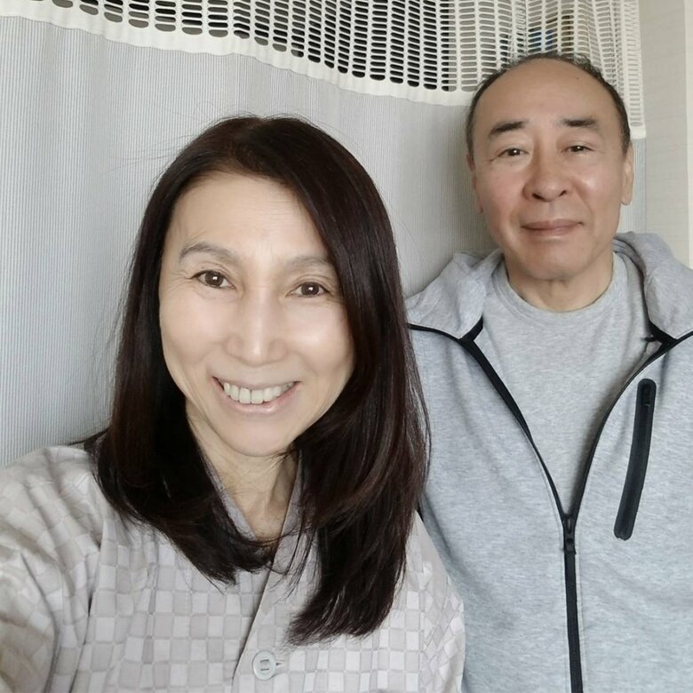 手術後。すっきりとした笑顔に