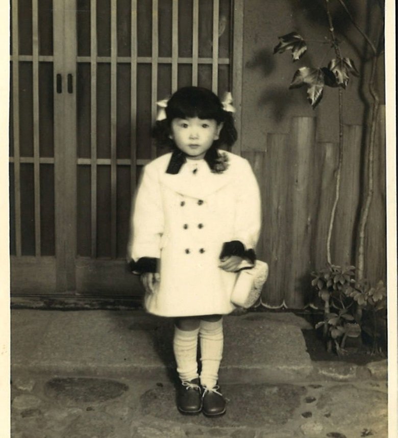 安藤和津さん3歳