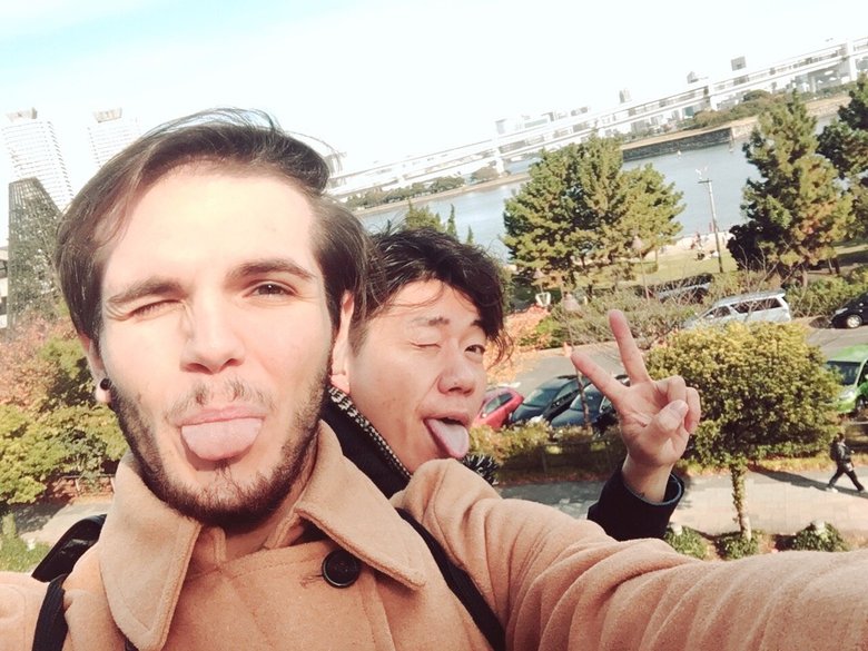 お台場での初デートでの1枚