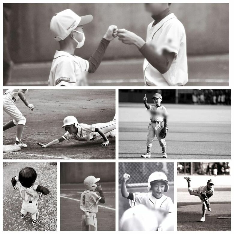 Instagramには子どもたちの野球の様子がたくさんアップされている