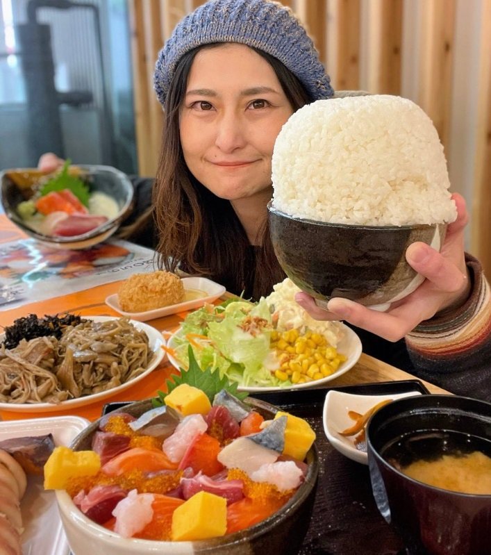 大食いでいきなり頭角を表した（本人インスタグラムより）