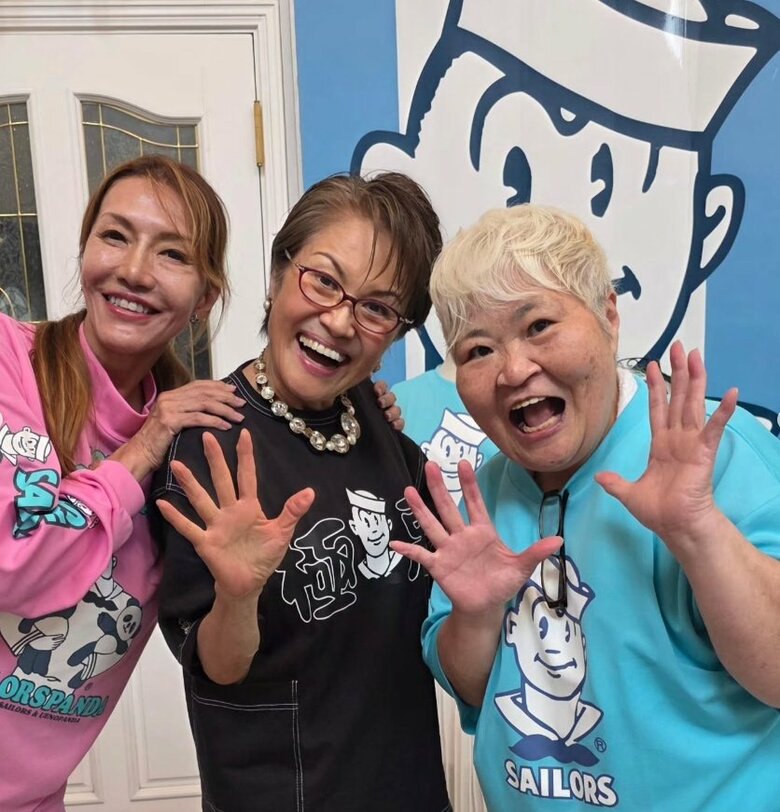 極悪同盟のダンプ松本さん、ブル中野さんと