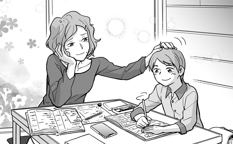 夫の虐待から脱し子どもと生活する女性
