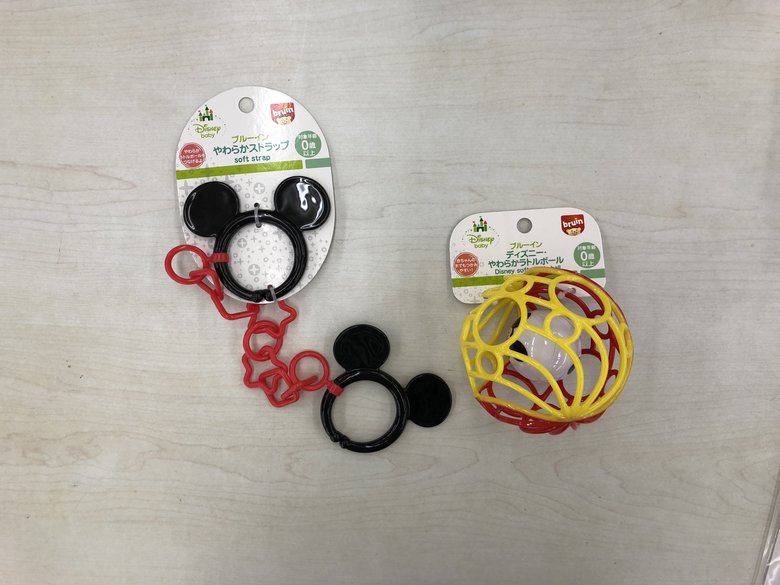 ▲ぐずっている赤ちゃんもにっこり 