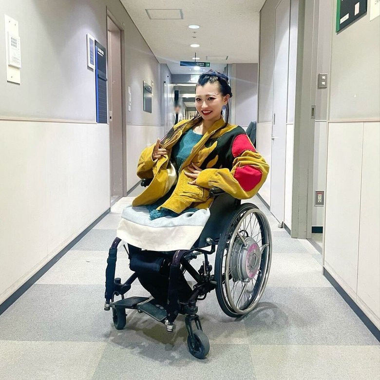 モデルの仕事のほか、テレビへの出演も増えているみゅうさん