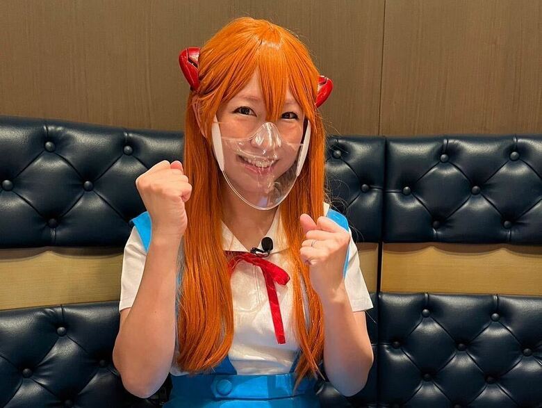 コロナ禍でのお仕事。惣流・アスカ・ラングレーのモノマネが人気の稲垣さん