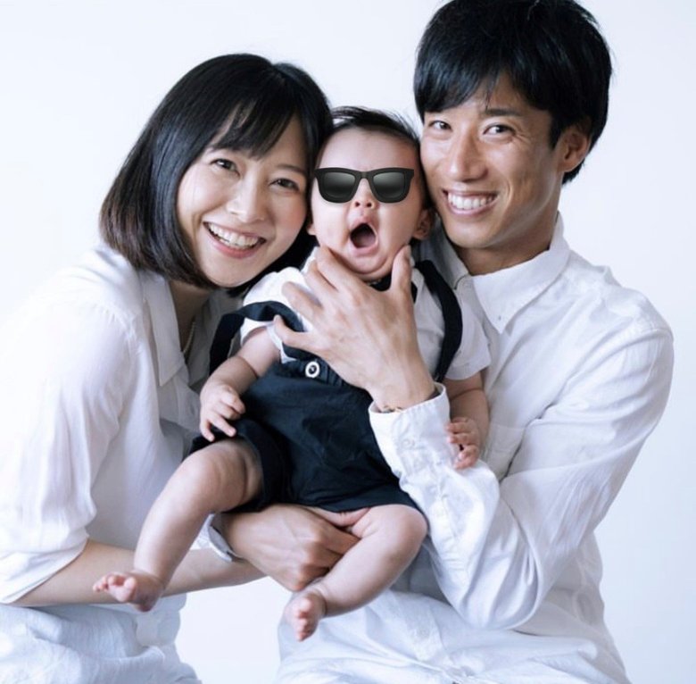 久冨さんファミリーの貴重な3ショット