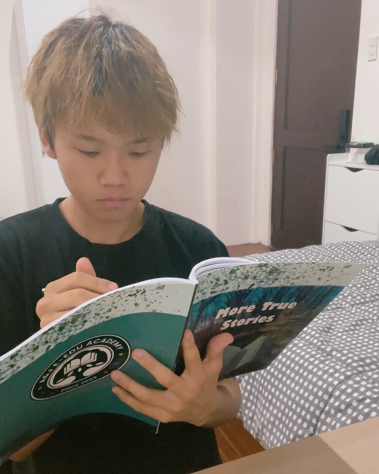 フィリピンでは毎日英語の勉強。楽しくてまったく苦にならないそう