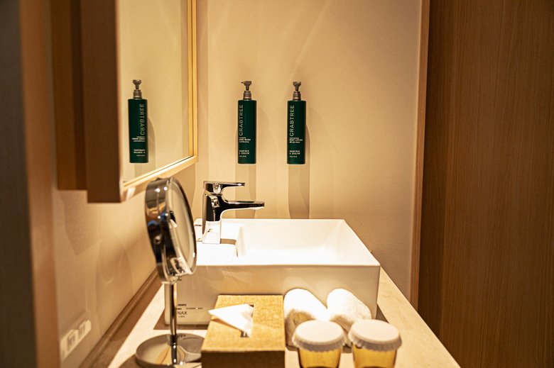 ハンドソープやシャンプーなどもボトルから必要なぶんだけ使えるように