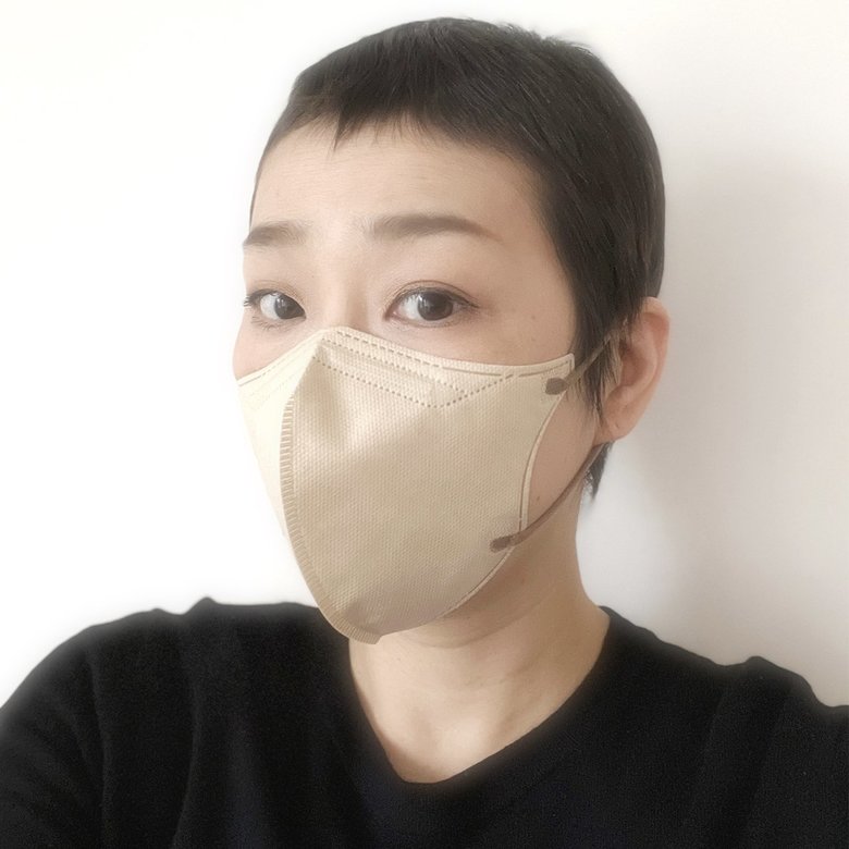 本退院後3か月目。入院治療を終えて3か月目にはこれだけ髪が伸びました