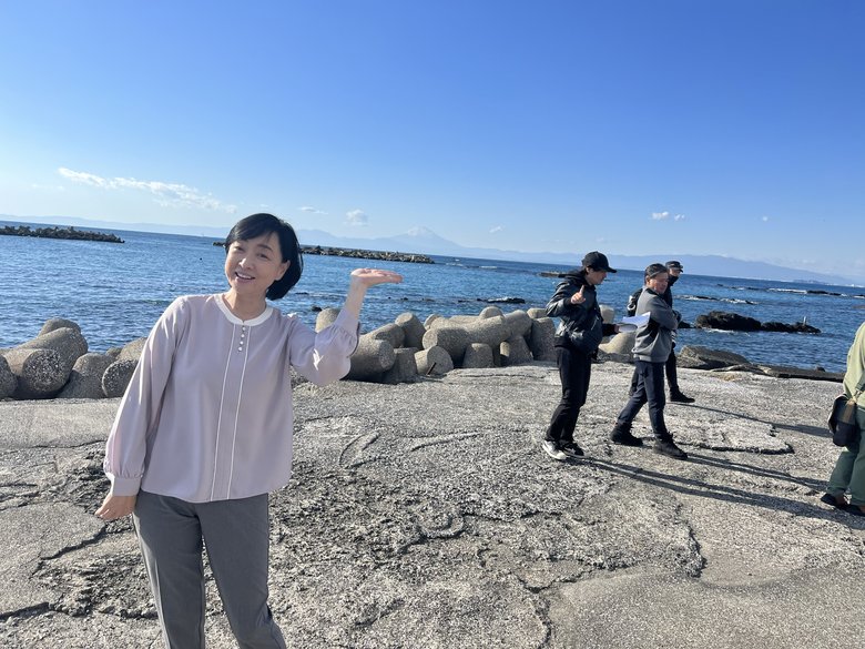 撮影現場でのワンシーン