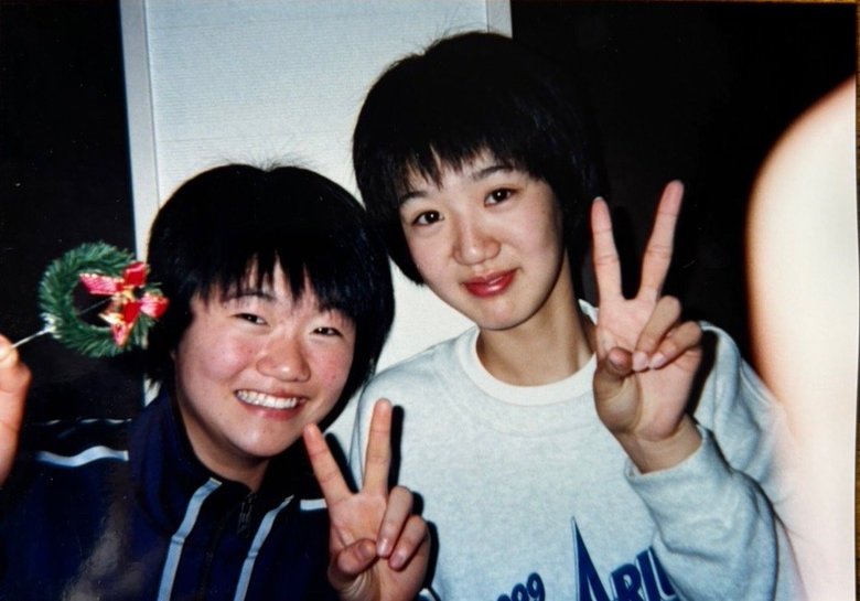 中学2年時に地元・広島県能美島を離れ、バレーの強豪・兵庫県姫路市へ