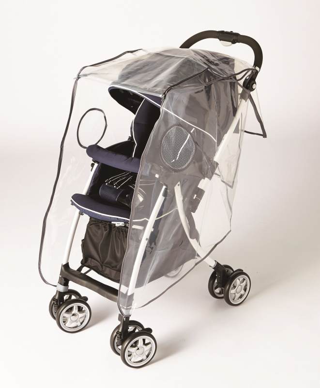 ▲フロントオープン レインカバーユニバーサル 1998円／アカチャンホンポ