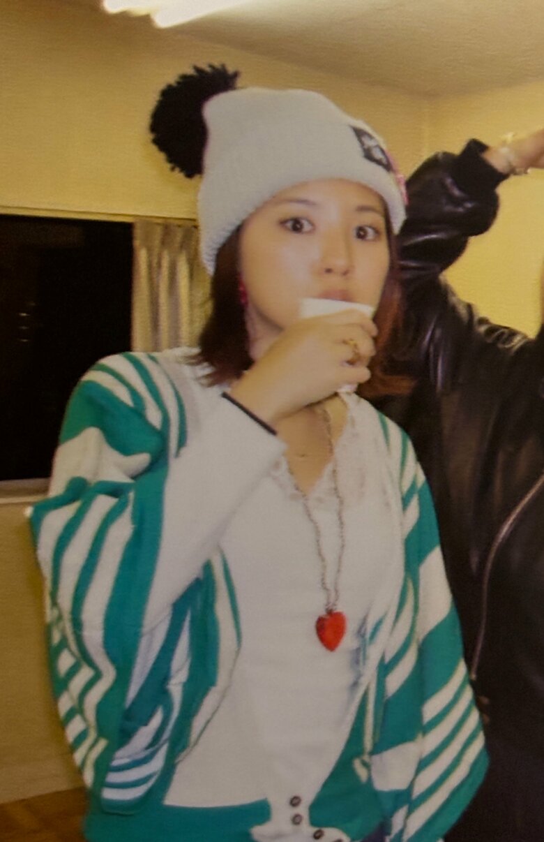 21歳のころの浜口さん。仕事が減り、悩んでいた時期