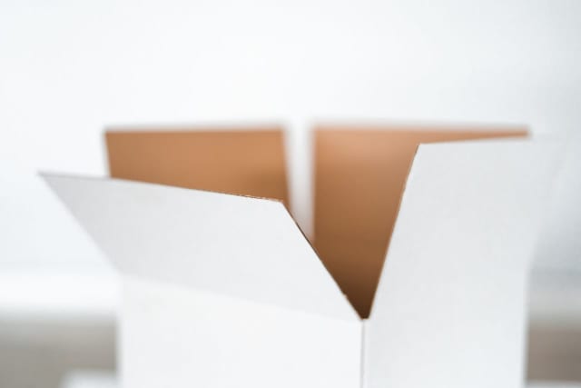 不用品を入れる空き箱イメージ