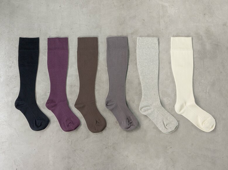 MAEEの着圧ソックス（コットンリブタイプ）