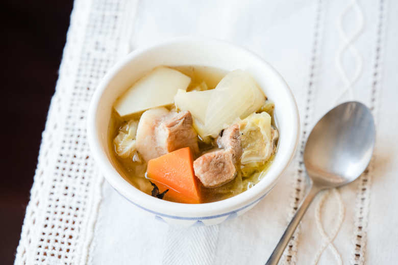 ＜１日目、塩ポトフ＞