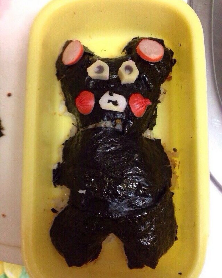 キャラ弁「くまモン」